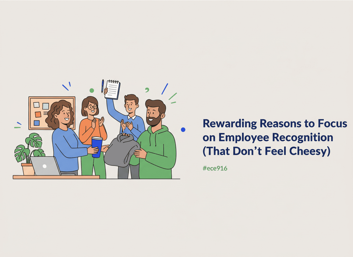 Rewarding Reasons to Focus on Employee Recognition  (That Don’t Feel Cheesy)