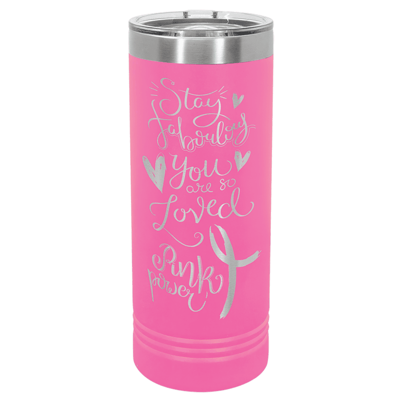 Pink 22 oz. Polar Camel Skinny Tumbler with Slider Lid Pink 22 oz. Polar Camel Skinny Tumbler with Slider Lid