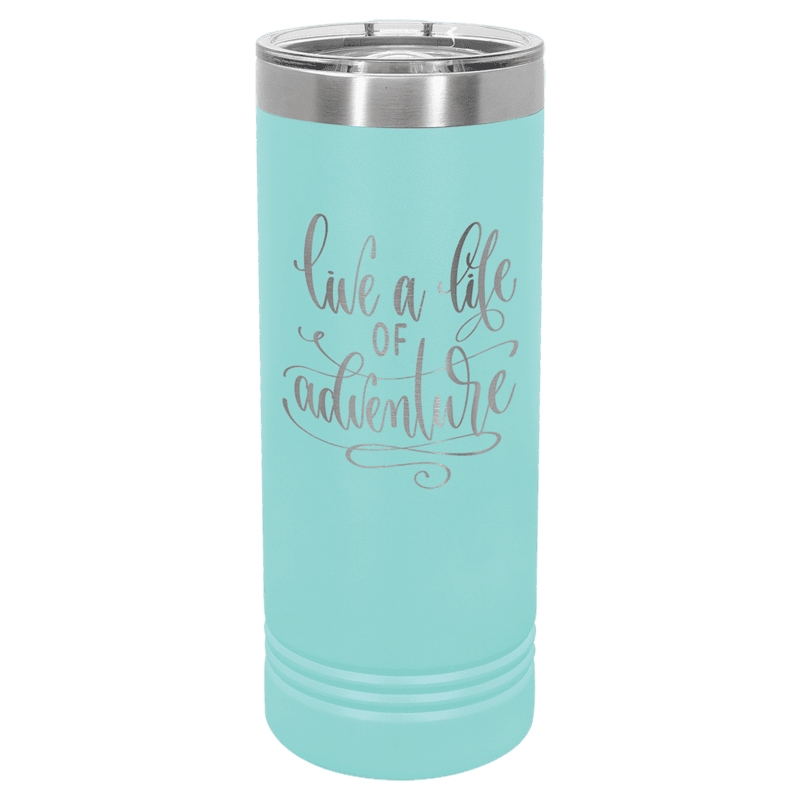 Teal 22 oz. Polar Camel Skinny Tumbler with Slider Lid Teal 22 oz. Polar Camel Skinny Tumbler with Slider Lid