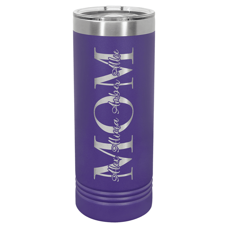 Purple 22 oz. Polar Camel Skinny Tumbler with Slider Lid Purple 22 oz. Polar Camel Skinny Tumbler with Slider Lid