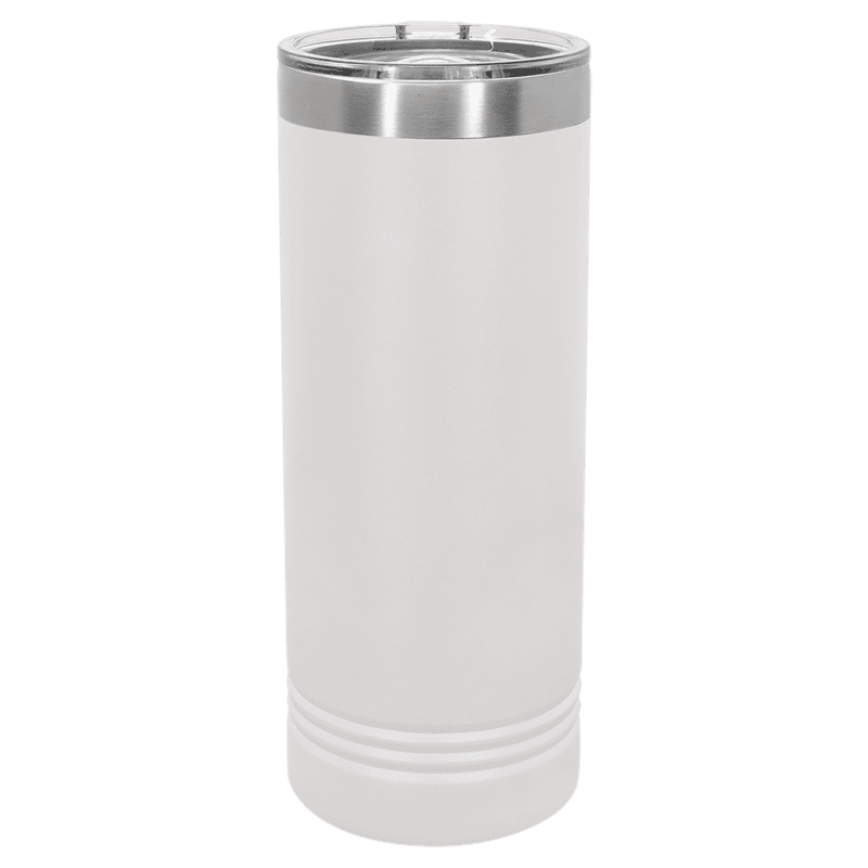 White 22 oz. Polar Camel Skinny Tumbler with Slider Lid White 22 oz. Polar Camel Skinny Tumbler with Slider Lid
