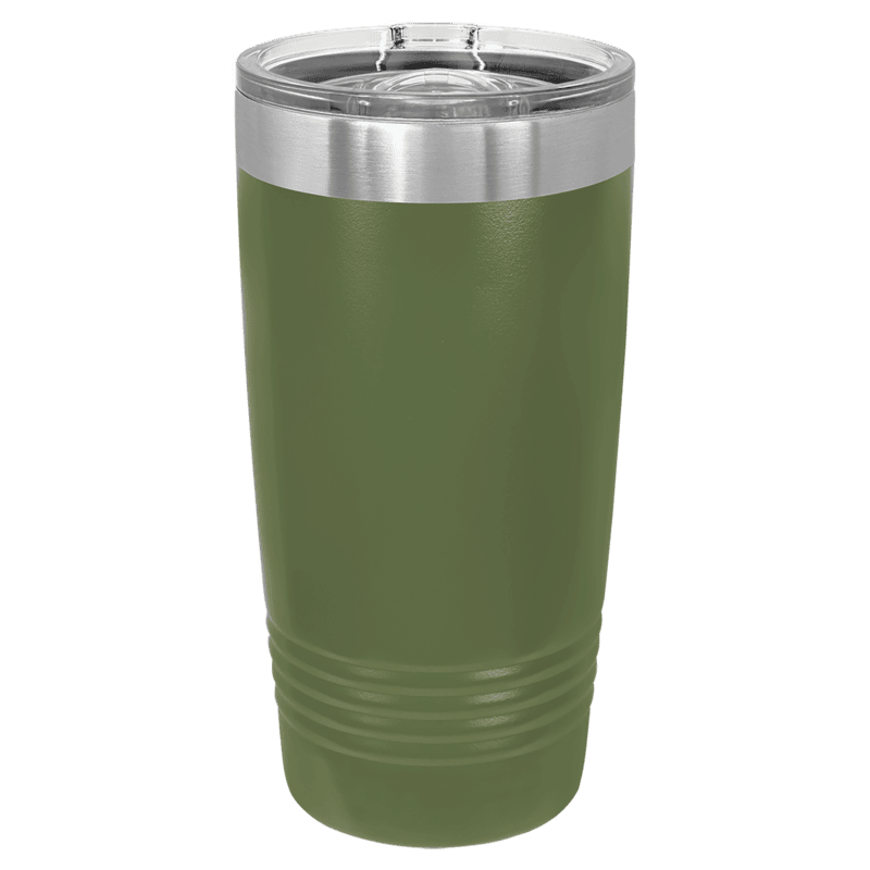 Olive Green 20 oz. Polar Camel Ringneck Tumbler with Slider Lid Olive Green 20 oz. Polar Camel Ringneck Tumbler with Slider Lid