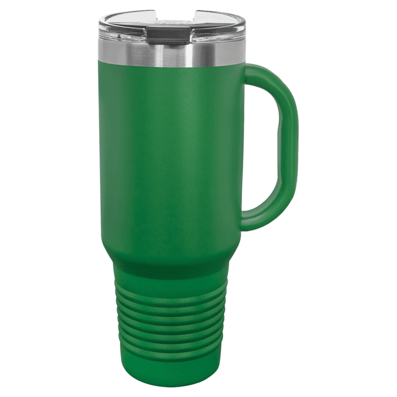 Green Polar Camel 40 oz. Travel Mug with Straw and Snap Lid Green Polar Camel 40 oz. Travel Mug with Straw and Snap Lid